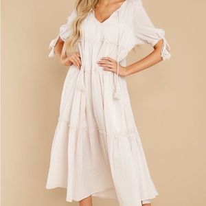 Isn’t She Lively Natural Maxi Dress - Red Dress Boutique